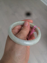 Load image into Gallery viewer, 57.5mm Certified Type A 100% Natural light green Jadeite Jade bangle AQ44
