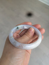 Load image into Gallery viewer, 54mm 100% natural type A certified light green/purple/red jadeite jade bangle AM2-1588
