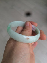 Load image into Gallery viewer, 52.6mm 100% natural Type A sunny green/red  jadeite jade bangle AQ43-4138
