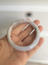 Load image into Gallery viewer, 54mm 100% natural type A certified light green/purple/red jadeite jade bangle AM2-1588
