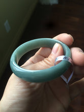 Load image into Gallery viewer, Certified 48.3mm type A 100% Natural green/blue Jadeite Jade bangle group K50
