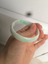 Load image into Gallery viewer, 52.6mm 100% natural Type A sunny green/red  jadeite jade bangle AQ43-4138
