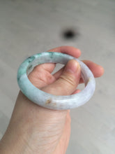 Load image into Gallery viewer, 53.7mm Certified Type A 100% Natural green/purple/brown Jadeite Jade bangle AR58-0523
