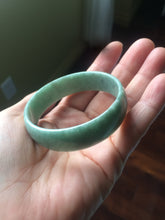 Load image into Gallery viewer, 51.7 mm Type A 100% Natural pea green thin style Jadeite Jade bangle T412
