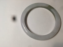 Load image into Gallery viewer, 57.3mm Type A 100% Natural green/white Jadeite Jade bangle AT61-7739
