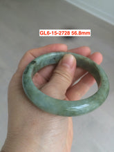 Load image into Gallery viewer, 54-57mm Certified type A 100% Natural yellow/brown Jadeite bangle group GL6
