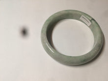 Load image into Gallery viewer, 56mm certified 100% natural certified green jadeite jade bangle AT58-9981
