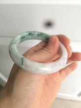 Load image into Gallery viewer, 53.7mm Certified Type A 100% Natural green/purple/brown Jadeite Jade bangle AR58-0523
