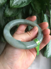 Load image into Gallery viewer, Sold! please don&#39;t order. Thanks 56mm  certified 100% natural Type A dark green/gray/brown  jadeite jade bangle Y84-7333
