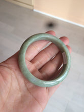 Load image into Gallery viewer, 51mm certified Type A 100% Natural green Jadeite Jade bangle X118-7752
