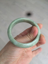 Load image into Gallery viewer, 51mm certified Type A 100% Natural green Jadeite Jade bangle X118-7752
