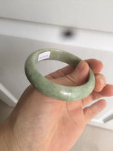 Load image into Gallery viewer, 51mm certified Type A 100% Natural green Jadeite Jade bangle X118-7752
