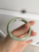 Load image into Gallery viewer, 51mm certified Type A 100% Natural green Jadeite Jade bangle X118-7752
