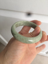 Load image into Gallery viewer, 51mm certified Type A 100% Natural green Jadeite Jade bangle X118-7752
