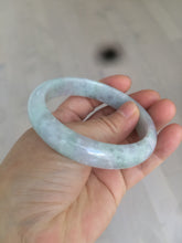 Load image into Gallery viewer, 56.6mm Type A 100% Natural green purple blueJadeite Jade bangle GC16 (add on item)
