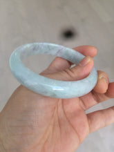 Load image into Gallery viewer, 56.6mm Type A 100% Natural green purple blueJadeite Jade bangle GC16 (add on item)
