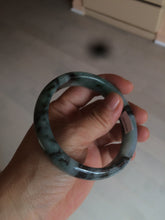 Load image into Gallery viewer, 59mm Certified Type A 100% Natural green black blue Jadeite Jade bangle AQ42-2259
