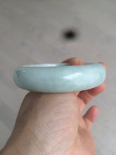 Load image into Gallery viewer, 58.3mm Certified 100% natural Type A light green/yellow chubby jadeite jade bangle X117-7751
