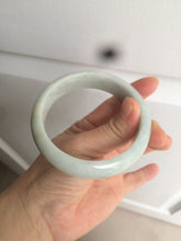 Load image into Gallery viewer, 58.3mm Certified 100% natural Type A light green/yellow chubby jadeite jade bangle X117-7751
