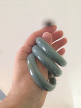 Load image into Gallery viewer, Certified 48.3mm type A 100% Natural green/blue Jadeite Jade bangle group K50
