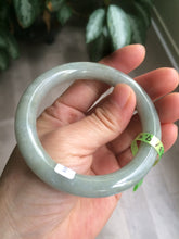 Load image into Gallery viewer, Certified 53.8mm type A 100% Natural bean green/gray round cut Jadeite Jade bangle group Y93 (Clearance item)
