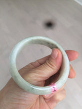 Load image into Gallery viewer, 55.2mm Type A 100% Natural green Jadeite Jade bangle AQ38
