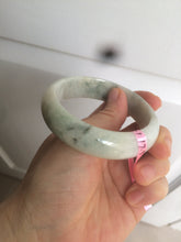 Load image into Gallery viewer, 55.2mm Type A 100% Natural green Jadeite Jade bangle AQ38
