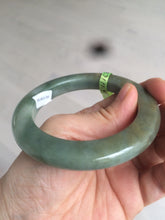 Load image into Gallery viewer, Sold! please don&#39;t order. Thanks 56mm  certified 100% natural Type A dark green/gray/brown  jadeite jade bangle Y84-7333
