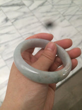 Load image into Gallery viewer, 55mm Type A 100% Natural green//red/purple(福禄寿) Jadeite Jade bangle B89
