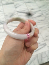 Load image into Gallery viewer, Certified 54.3mm Type A 100% Natural green/brown/purple Jadeite Jade bangle AY41
