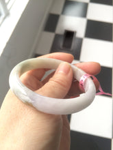 Load image into Gallery viewer, Certified 54.3mm Type A 100% Natural green/brown/purple Jadeite Jade bangle AY41
