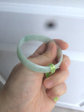 Load image into Gallery viewer, 51.1mm certificated Type A 100% Natural light apple green thin Jadeite Jade bangle AE48-9420
