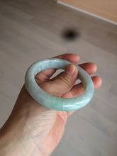 Load image into Gallery viewer, 55.7mm certified 100% natural green/white jadeite jade bangle AB89-2254
