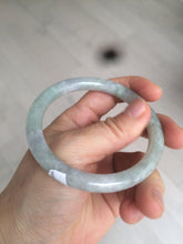 Load image into Gallery viewer, 56.9mm Certified 100% natural type A green/purple round cut jadeite jade bangle AQ30-4243
