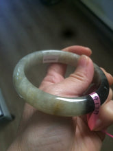 Load image into Gallery viewer, 58mm 100% natural certified green/brown/black jadeite jade bangle F68-1627 add on item 卖了
