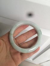 Load image into Gallery viewer, 55.8mm Certified type A 100% Natural quiet light green/blue Jadeite bangle AQ27-1703
