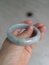 Load image into Gallery viewer, 55mm Type A 100% Natural green//red/purple(福禄寿) Jadeite Jade bangle B89
