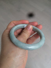 Load image into Gallery viewer, 55.8mm Certified type A 100% Natural quiet light green/blue Jadeite bangle AQ27-1703
