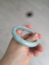 Load image into Gallery viewer, 55.8mm Certified type A 100% Natural quiet light green/blue Jadeite bangle AQ27-1703
