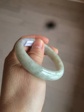 Load image into Gallery viewer, 52.7mm 100% natural Type A light green/purple jadeite jade bangle D80-2207
