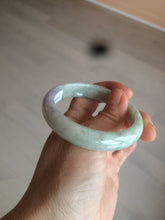 Load image into Gallery viewer, 52.7mm 100% natural Type A light green/purple jadeite jade bangle D80-2207
