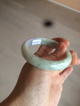 Load image into Gallery viewer, 52.7mm 100% natural Type A light green/purple jadeite jade bangle D80-2207
