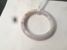 Load image into Gallery viewer, 54mm 100% natural type A certified light green/purple/red jadeite jade bangle AM2-1588
