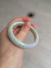 Load image into Gallery viewer, 52.7mm 100% natural Type A light green/purple jadeite jade bangle D80-2207
