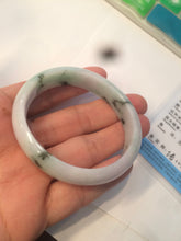 Load image into Gallery viewer, 47mm certified Type A 100% Natural green purple Jadeite Jade bangle AR59-4233
