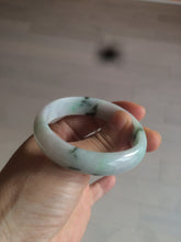 Load image into Gallery viewer, 47mm certified Type A 100% Natural green purple Jadeite Jade bangle AR59-4233
