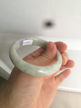 Load image into Gallery viewer, 52.7mm 100% natural Type A light green/purple jadeite jade bangle D80-2207
