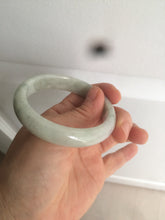 Load image into Gallery viewer, 52.7mm 100% natural Type A light green/purple jadeite jade bangle D80-2207
