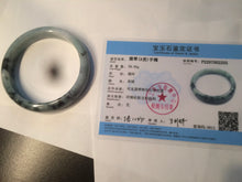 Load image into Gallery viewer, 61.8 mm certified type A 100% Natural dark green Jadeite Jade bangle AR62-2255
