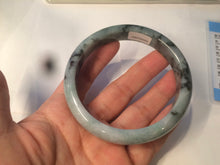 Load image into Gallery viewer, 61.8 mm certified type A 100% Natural dark green Jadeite Jade bangle AR62-2255
